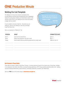 Use this guide to perfect your weekly review